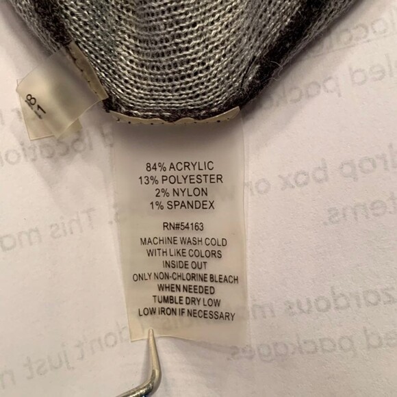 CALVIN KLEIN Open Cardigan Sweater Size S (Bx 8) - Picture 7 of 7